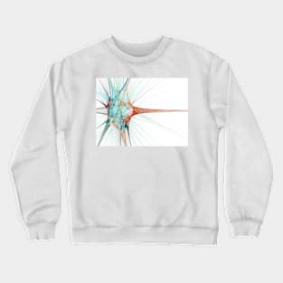 Nerve cell, abstract artwork (P360/0498) Crewneck Sweatshirt